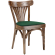 Cabris | Bøgetræsstol | Træ / Fløjl | Vintage Old Patina / Grøn | Bøgetræsstol