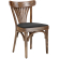 Cabris | Bentwood Chair | Wood / Velvet | Vintage Old Patina / Black | Bentwood
