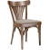 Cabris | Bøjlænestol | Træ / Samt | Vintage Old Patina / Taupe | Bøjlænestol
