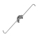 CALGARY | Ceiling Suspension Hook | 400mm | + mounting bracket
