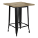 CALIFORNIA | Tolix Stil Ståbord | B:T:H 60 x 60 x 106 cm | Ek & Svart | Kvadratisk