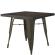 CALIFORNIA | 31256 | B:D:H 70 x 70 x 78 cm | Wenge & Rust | Torget