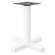 CATANIA | Bistropöytätarjotin | Valkoinen | Korkeus: 72 cm | Säule: 6 x 6 cm | Alusta: 58 x 58 cm