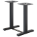 CATANIA | Bistro Double Standing Table Frame | Black | Height: 105 cm | Column: 8 x 8 cm | Foot: L 5