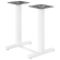 CATANIA | Bistro Double Standing Table Frame | White | Height: 105 cm | Column: 8 x 8 cm | Base: L 5