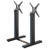 CATANIA | Bistro Double Standing Table Frame | Black | Height: 105 cm | Column: 6 x 6 cm | Base: L 5