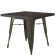 CALIFORNIA | 31256 | B:D:H 70 x 70 x 78 cm | Wenge & Rust | Torget