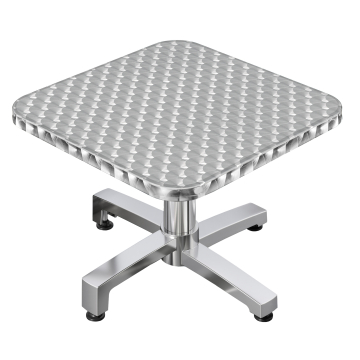CBC | Bistro Loungetisch | 60x60xH42cm | Edelstahl / Aluminium | Zusatzgewicht