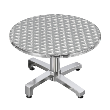 CBC | Bistro Loungetisch | Ø60xH42cm | Edelstahl / Aluminium | Zusatzgewicht