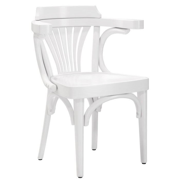 Chausey | Bentwood chair | Wood | White | Bentwood
