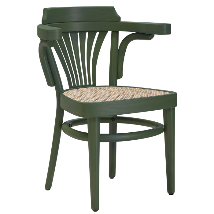 CHAUSEY | Bugstoel | Rattan vlechtwerk | Olive Groen | Bugstoel