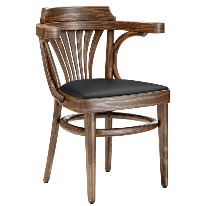 CHAUSEY | Bentwood chair | Wood / Leather | Vintage Old Patina | Bentwood
