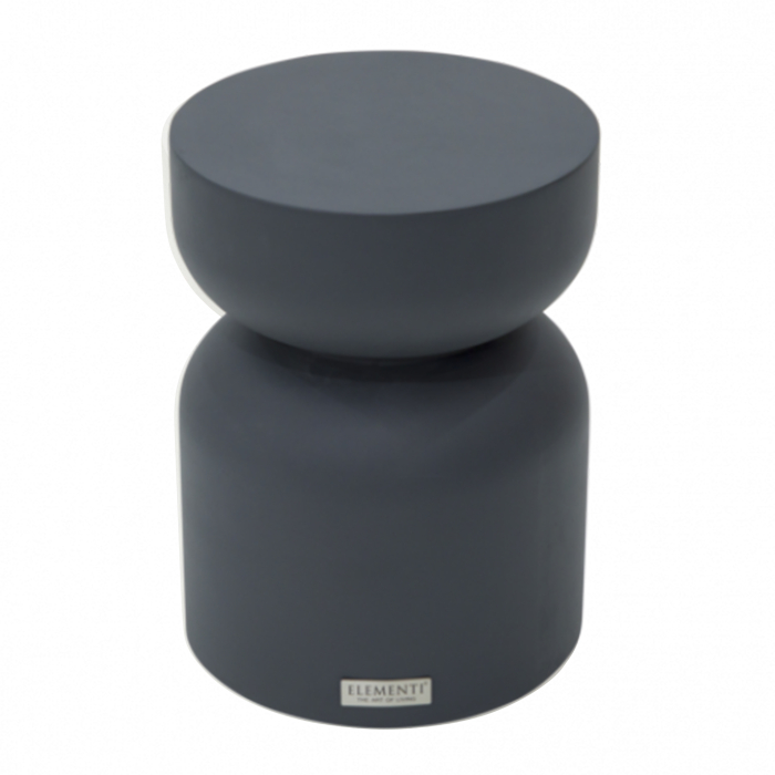 CHRONOS | Design Beistelltisch | Ø:H 35 x 46 cm | Beton | Grau