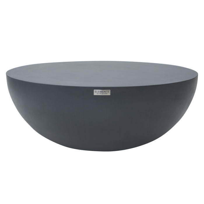 CHRONOS | Designer salongbord | Ø:H 107 x 39 cm | Betong | Grå