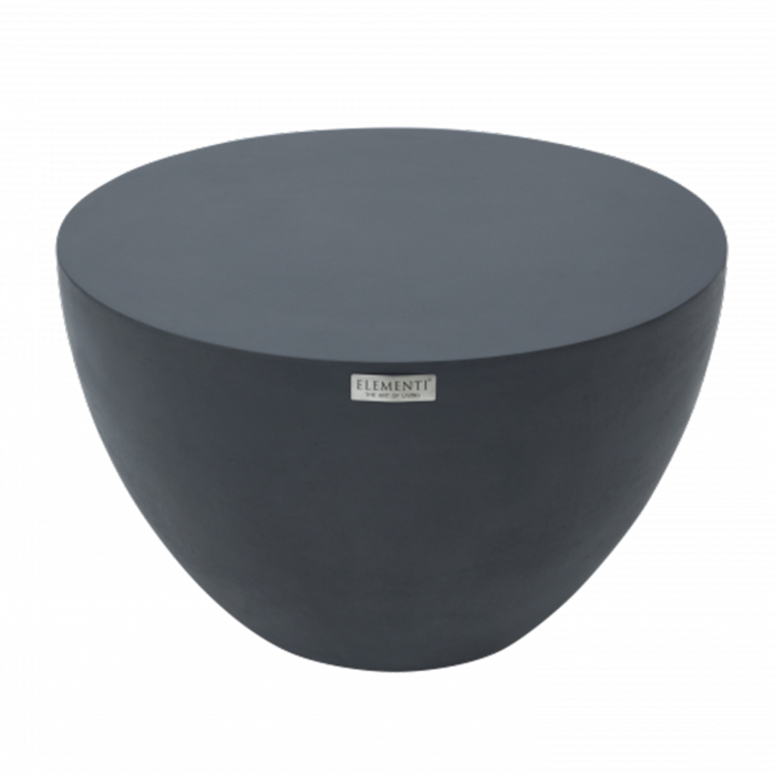 CHRONOS | Designer salongbord | Ø:H 66 x 40 cm | Betong | Grå