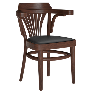 CHAUSEY | Buigen stoel | Hout / Leer | Noten | Buigen hout