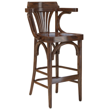 Chausey | Bugholz Barhocker | Holz | Walnuß | Bugholz