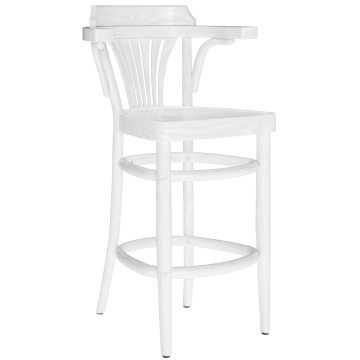 CHAUSEY | Bugholz Barstol | Tre | Hvit