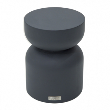 CHRONOS | Design Beistelltisch | Ø:H 35 x 46 cm | Beton | Grau