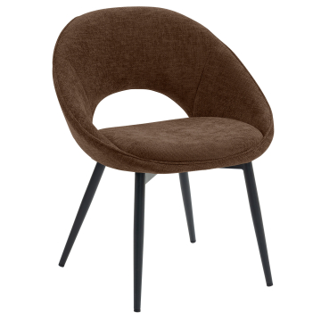 LIAM | Hotel Chair | Fabric/Textile | Brown