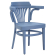 CHAUSEY | Silla de corteza de árbol | Madera | Azul | Bugholz