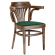 CHAUSEY | Bugholzstuhl | Holz / Samt Grün | Vintage Old Patina | Bugholz