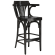 Chausey | Bugholz Barhocker | Holz | Schwarz | Bugholz