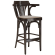 Chausey | Bugholz Barhocker | Holz / Samt | Wenge / Taupe | Bugholz