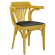 Chausey | Bugholzstoel | Hout / Leder | Geel | Bugholz