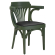 Chausey | Chaise en contreplaqué | Bois / Cuir | Vert Olive | Contreplaqué