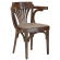 Chausey | Bentwood Chair | Wood / Leather | Walnut / Taupe | Bentwood