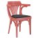 Chausey | Bugstol | Træ / Samt | Rosa / Sort | Bugstol