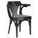 Chausey | Bockstuhle | Holz / Samt | Schwarz / Grau | Bugholz