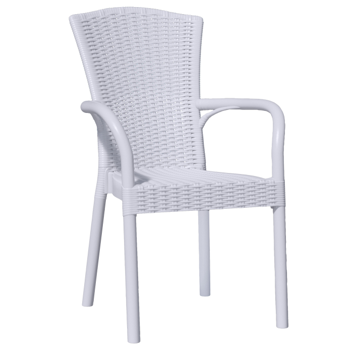 CINJA | Kunstrottingstol | Hvit | plast | Stabelbar