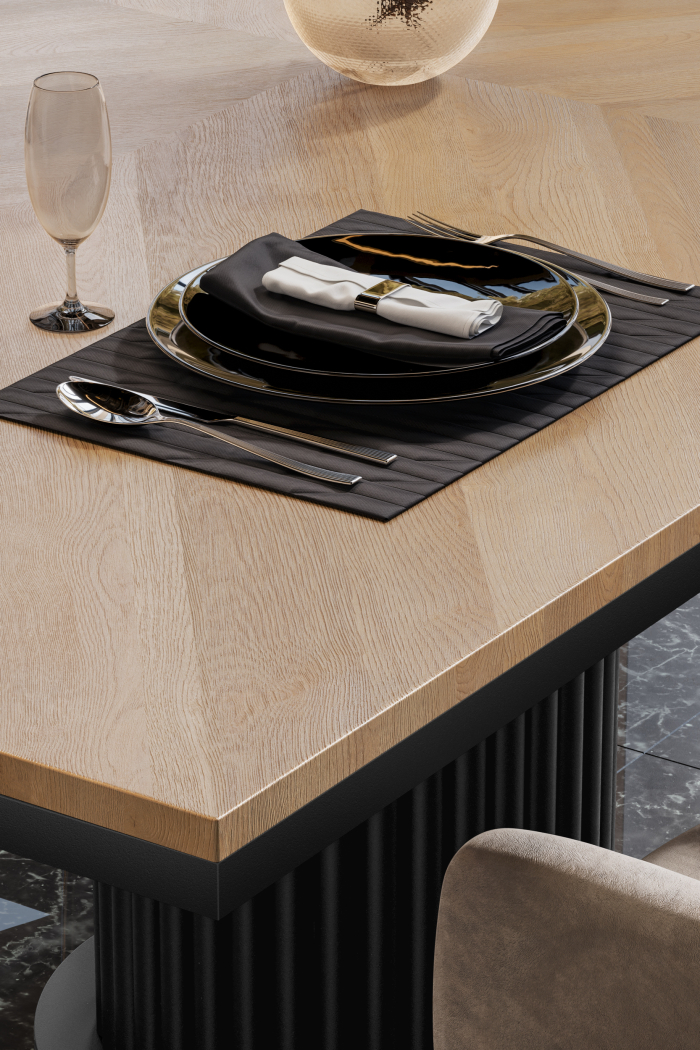 VERONA STEEL | Gastro Massiv Bordplate | B:T 130 x 80 cm | Eik | Rektangulær VERONA STEEL | Gastro Massiv Bordplate | B:T 130 x 80 cm | Eik | Rektangulær