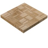 CS | Stół do bistro | 120 x 120 cm | H 78 cm | Czarny | Noga: Czarna
