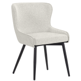 JULIUS | Hotel Stuhl | Teddystoff | Creme | Drehfunktion