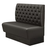 DenverE | Gastrobank | B:H 180 x 103 cm | Brun | Chesterfield | Läder