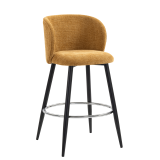 AVA | Hotel Barhocker | Honig Braun | Stoff/Textil