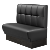 TATJANA | Gastrobank | B:H 100 x 103 cm | Schwarz | Button | Leder