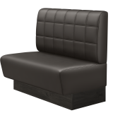 DENVER BIG | Banc gastro | H: 100 x 103 cm | Brun | Blocs | Cuir