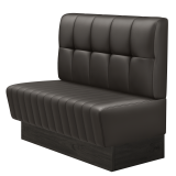 MATILDA | Gastrobank | B:H 100 x 103 cm | Braun | Button | Leder
