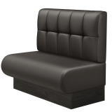 NINVA | Gastrobank | B:H 100 x 103 cm | Braun | Button | Leder