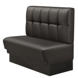 TATJANA | Gastrobank | B:H 100 x 103 cm | Braun | Button | Leder