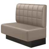 MELISSA | Gastro Counter | H: 100 x W: 103 cm | Taupe | Blocks | Leather