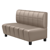TANJA | Gastro Counter | H: 100 x 74 cm | Taupe | Blocks | Leather