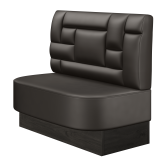 THOMAS | Gastrobank | B:H 100 x 103 cm | Braun | Tetris Design | Leder