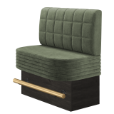 MATTHIAS | Gastro Hochbank | B:H 100 x 126 cm | Grün | Blocks | Samt