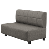 MELISSA | Gastro Lounge Bank | B:H 100 x 74 cm | Grau | Blocks | Stoff/Textil