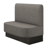 THOMAS | Gastrobank | B:H 100 x 103 cm | Stoff/Textil | Glatt/ Rund | Stoff/Textil